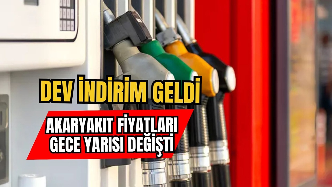 Akaryakıtta Tabelalar Gece Yarısı Değişti! Motorine Dev İndirim Geldi